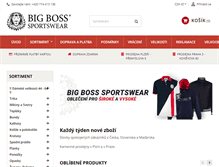 Tablet Screenshot of big-boss.cz